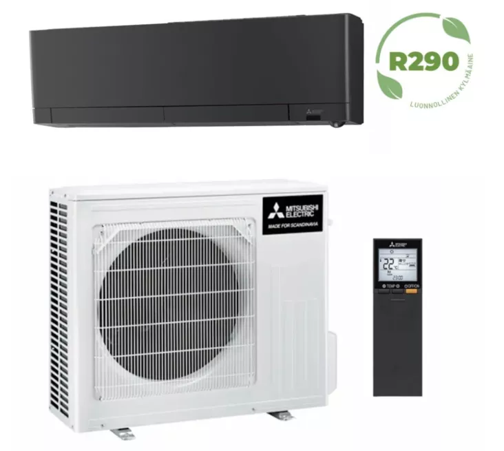Mitsubishi Electric RZ25 ilmalämpöpumppu - Seinäilmalämpöpumput - PKT-MSZ-RZ25B - 1