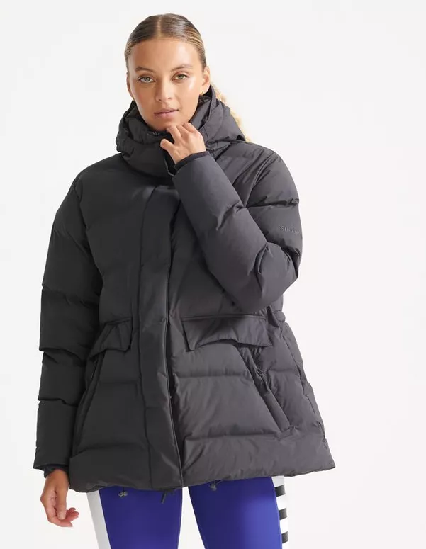 Superdry Train Boxy Puffer W - Naisten toppatakit - 5057847074362E - 1