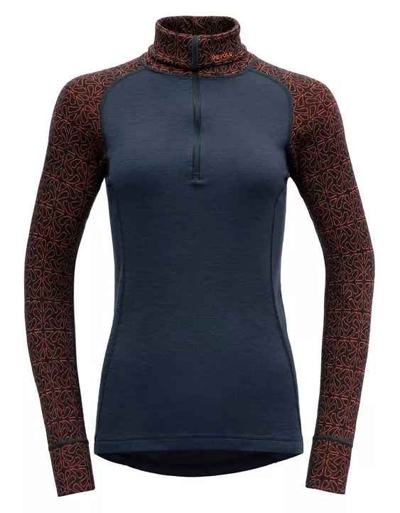 Devold Duo Active merino zneck ink w - Naisten väli- ja alusasut - 7028567492024E - 1