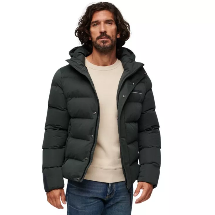 Superdry Hooded Microfibre Sport Puffer - Miesten toppatakit - 5059726889784E - 1