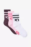 Kari Traa KT Crew Sock 3pk - Urheilusukat - 6111609_fro - 1